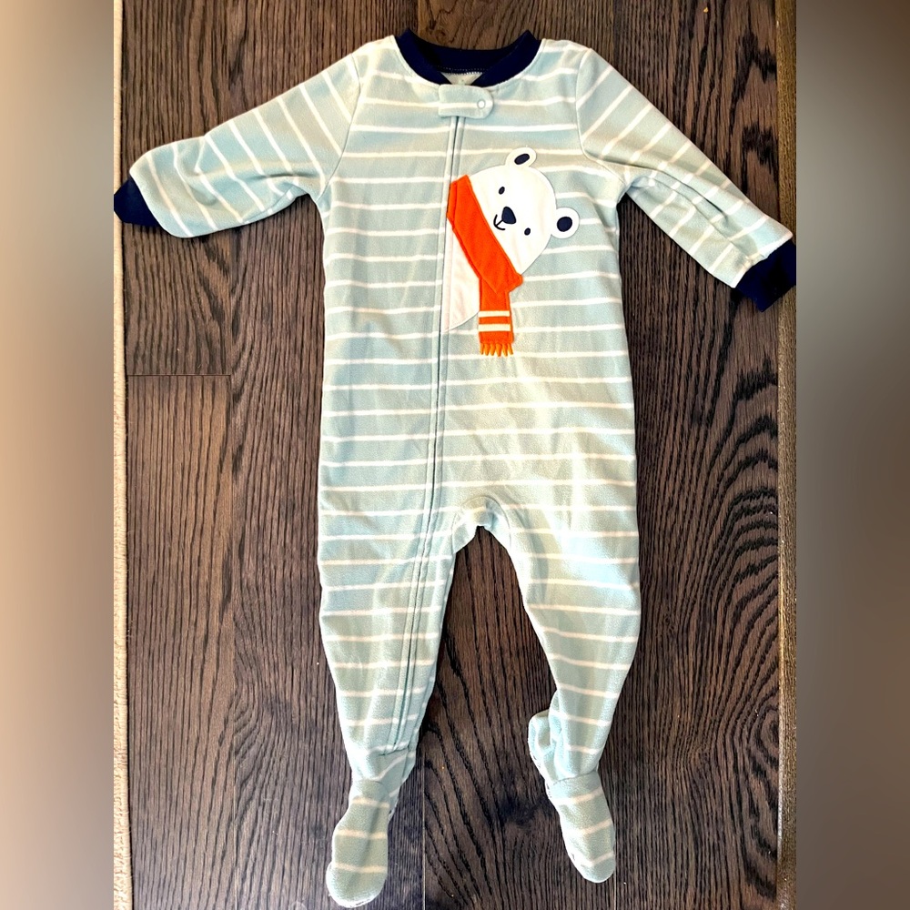 Carters 18 months footed pajamas